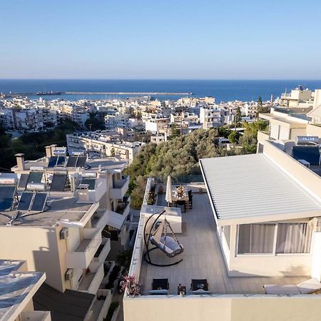 Helen Luxury Holiday House With Sea View Rethymno  Luaran gambar