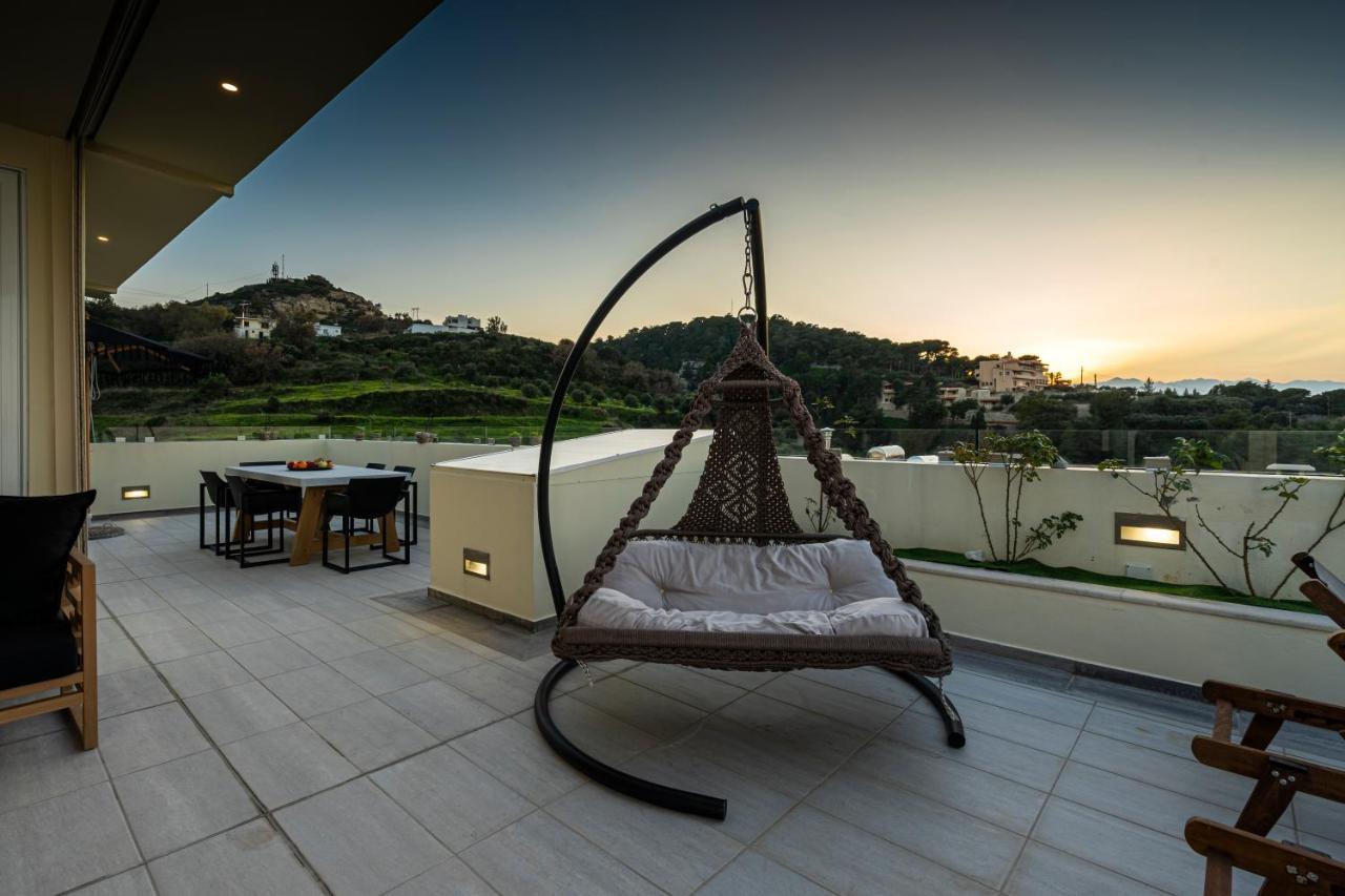 Helen Luxury Holiday House With Sea View Rethymno  Luaran gambar