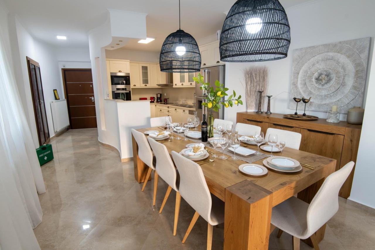 Helen Luxury Holiday House With Sea View Rethymno  Luaran gambar