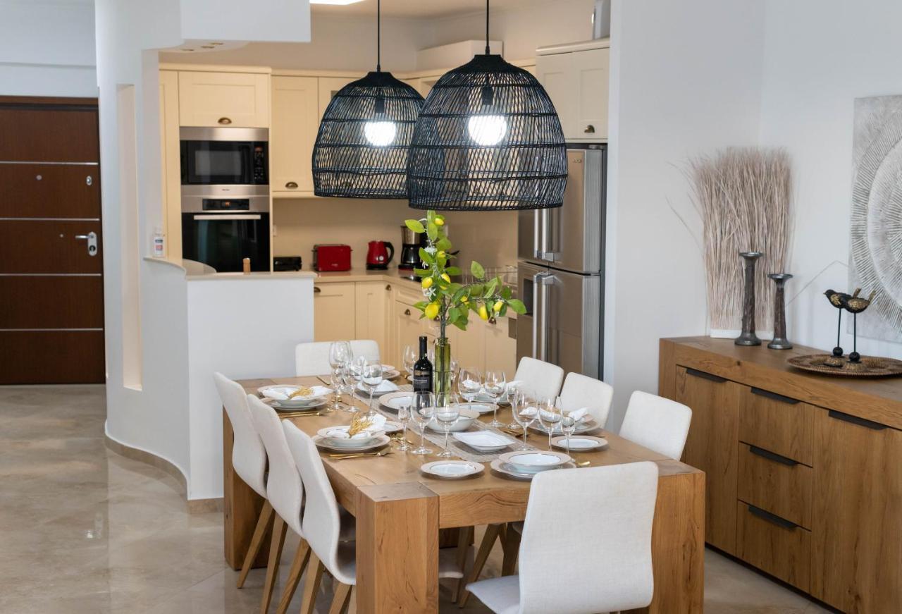 Helen Luxury Holiday House With Sea View Rethymno  Luaran gambar